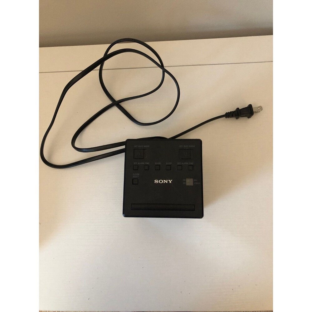 Sony ICF-C1T Alarm Clock Radio AM/FM LED Display Black